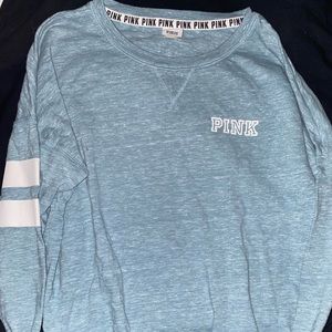 PINK VS light blue long sleeve